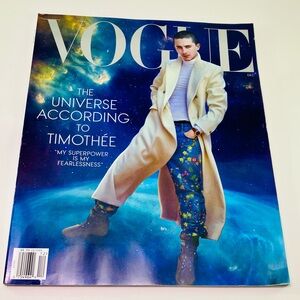 VOGUE Magazine Dec 2025 Timothee Chalamet World According To Timothee